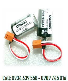 Omron CPM2A-BAT01; Pin Omron CPM2A-BAT01 lithium 3.6v 1/2AA 1000mAh (Japan)